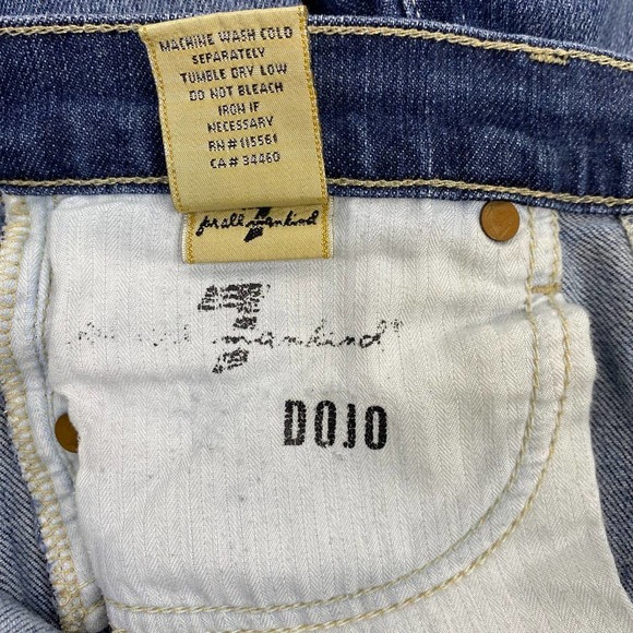 7 for all mankind DOJO Jeans / Flare Leg / Lattice Pocket / Medium Wash Sz 29 - Picture 11 of 12